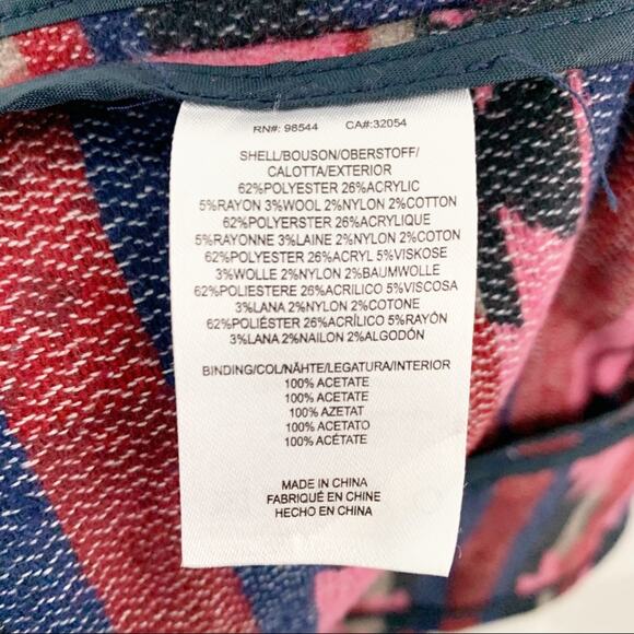 Anthropologie Tabitha Leona Aztec Wrap Coat S - Picture 7 of 10